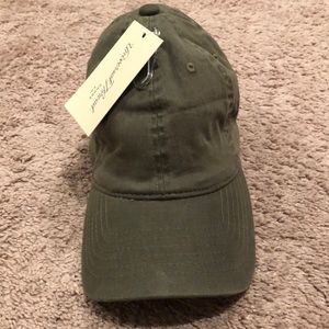 Olive green baseball cap